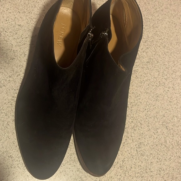 Jcrew booty black suede size 11 - Picture 1 of 7